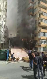 İstanbul -Şişli'de 12 katlı binada yangın: 6 yaralı çıkarıldı