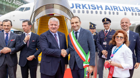 Türk Hava Yolları İtalya’nın Torino şehrine uçuşlara başladı