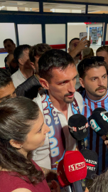 Trabzonspor’un yeni transferi Stefan Savic, Trabzon’a geldi